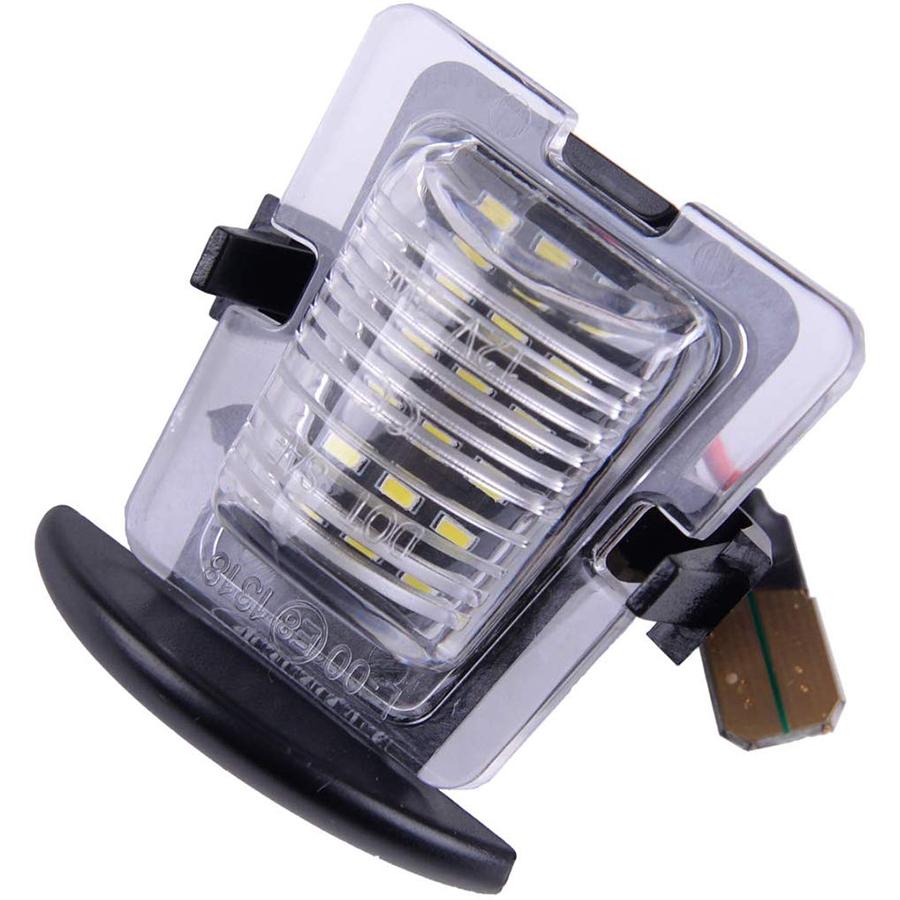 Для 07-18 Jeep Wrangler JK Задний фонарь подсветки номерного знака Бамперный фонарь Прозрачная линза Белый