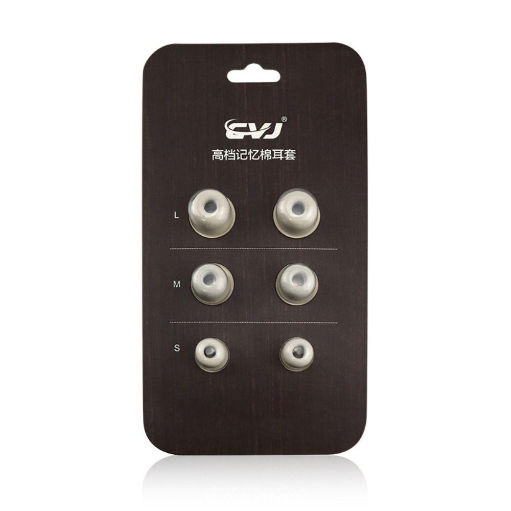 3Pair(6шт) Шумоизоляционные наушники из пены с эффектом памяти, подушечки для ушей, модные