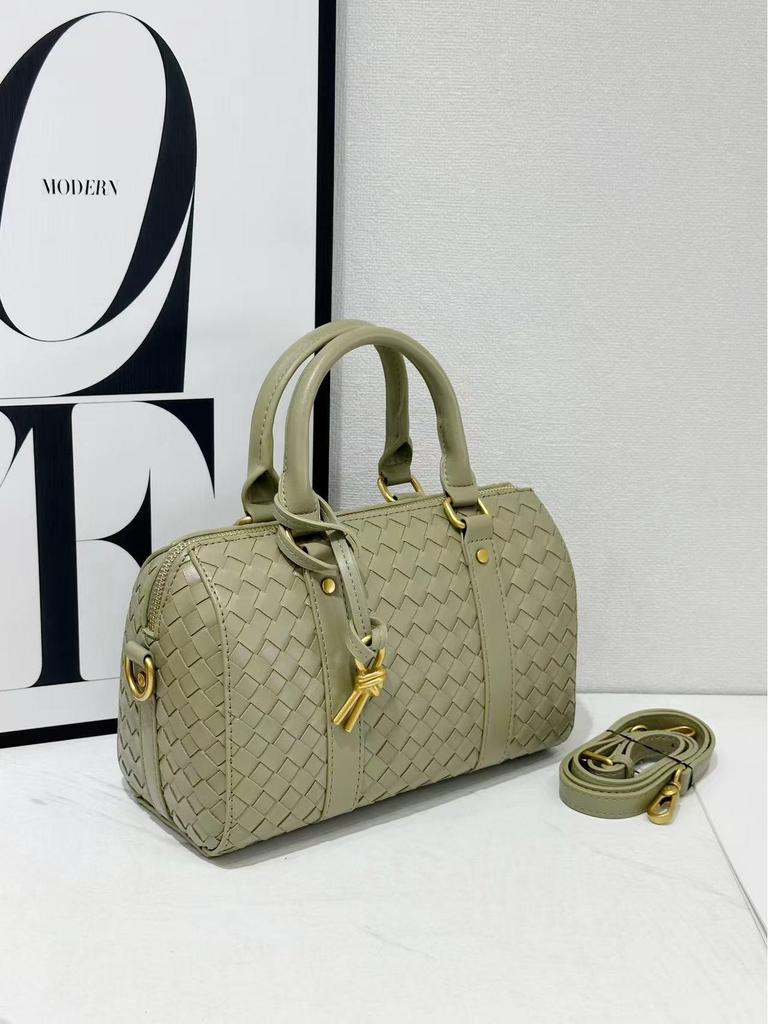 Сумка из плетеной воловьей кожи Diamond, осень/зима 2025 г.: Универсальная сумка для бизнеса, поездок на работу, через плечо и через почтальона