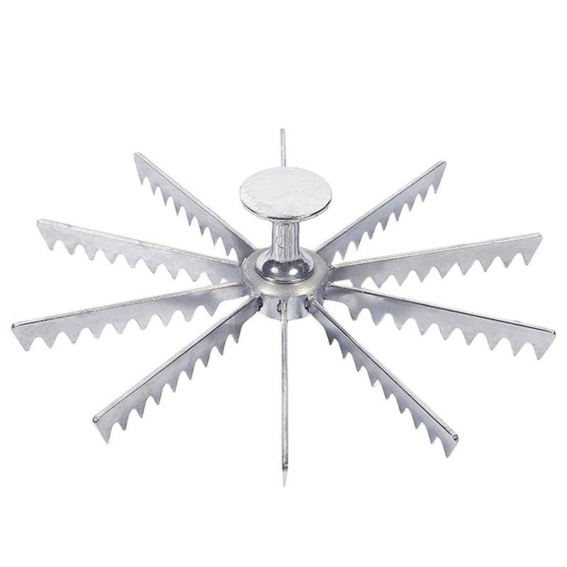 ABBP-Alloy Pizza Cutter Gear Mechanism-Guideline Portion Divider For Even, Slicing In 6, 8, 10 Inch Options