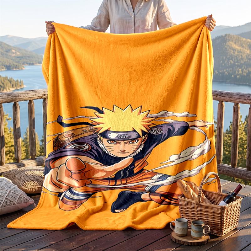 Warm Flannel Throw Blanket,Naruto Lightweight Cozy Blanket For Bed Sofa And Daily Use