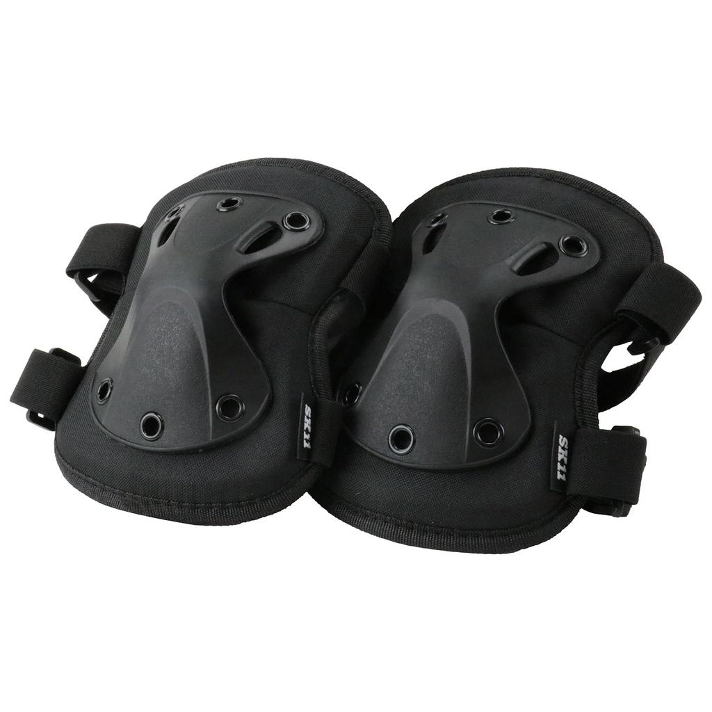 Защитные наколенники SK11 снижают нагрузку на колени благодаря усиленной пластиковой внешней части и амортизирующим внутренним накладкам (2-Pack) - (SKP-03)