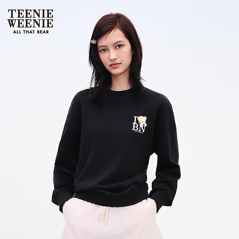Teenie Weenie Женская толстовка Bearnova в студенческом стиле с круглым вырезом