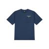 T Shirts Men's Blue Crew Neck Moderate Straight Fit (Unisex) T-Shirts AMT22353 BGV