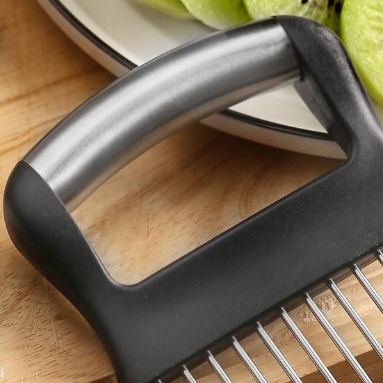 Держатель для лука-слайсера для легкой нарезки и хранения лукорезка из нержавеющей стали для томатов