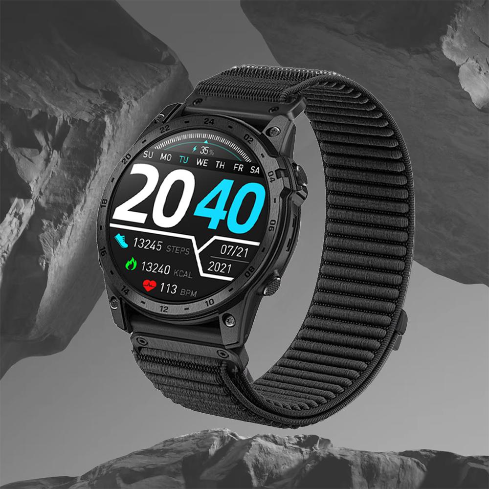 Нейлоновый ремешок с быстрой заменой 20/22/26 мм для Garmin Fenix 8/Tactix 8/Quatix 8 Спортивный браслет Garmin Instinct 3/Forerunner 970 965