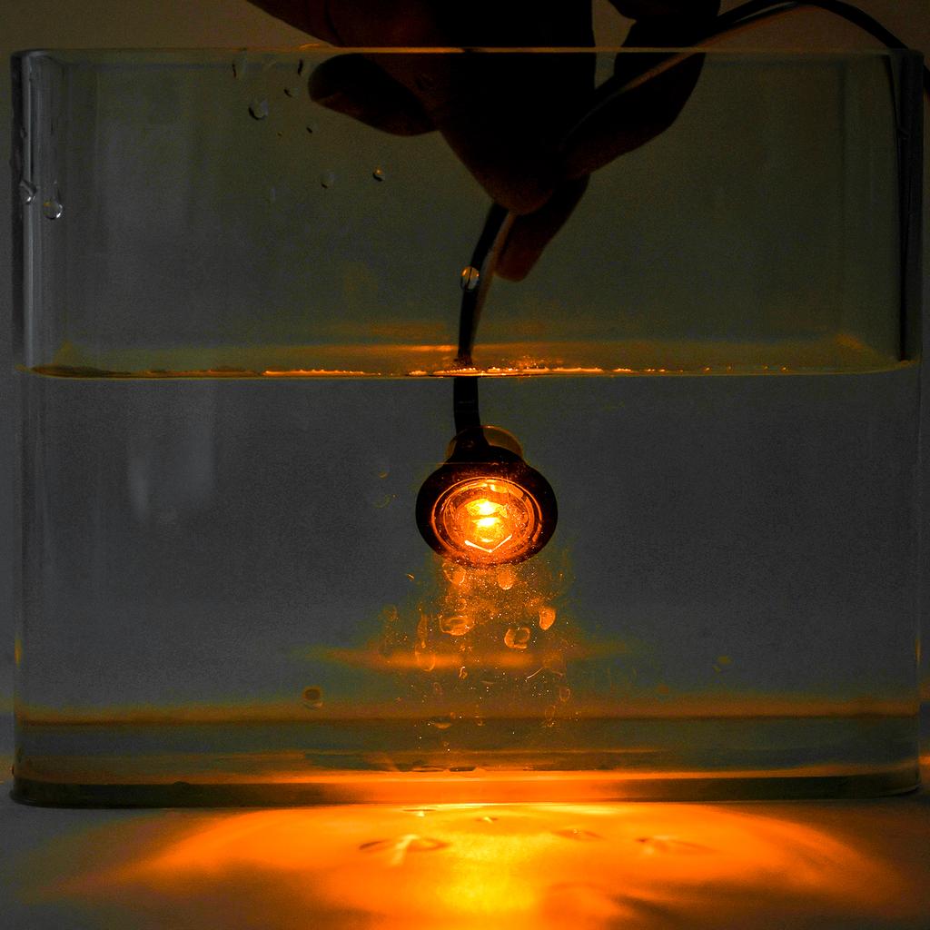 Amber LED Clearance Bullet Marker Lights 3/4 INCH Button Side LED Marker Light For Trailer Truck Accessories RV Car Bus Van 4pcs