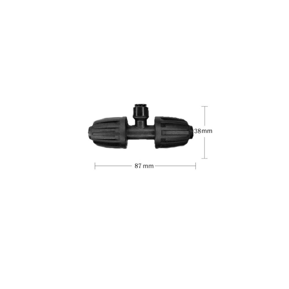 Быстроразъемные соединители для капельного полива 1/2" на 1/4" Трехходовые, Четырехходовые, Шестиходовые Садовые Сельскохозяйственные Микро-орошение Водяной шланг Запорное соединение
