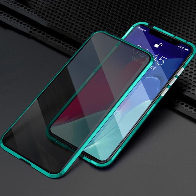 Магнитный металлический чехол для Huawei Honor X40 X40i X50 X30i X50i X30 X40 GT 9X X9b X9a двухсторонняя стеклянная крышка
