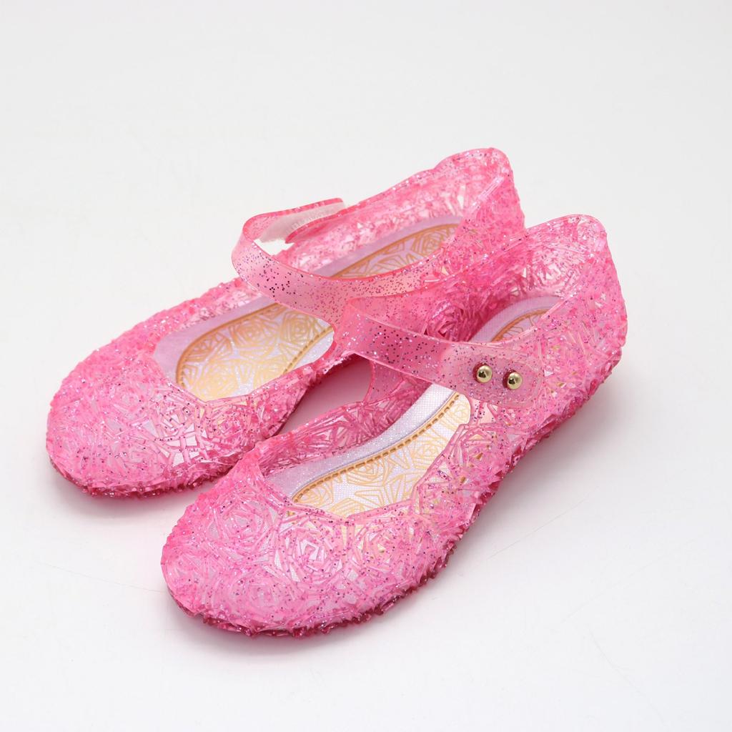 Girl Princess Shoes Performance Shoes Bag And Girl High Heels Children's Crystal Sandals
