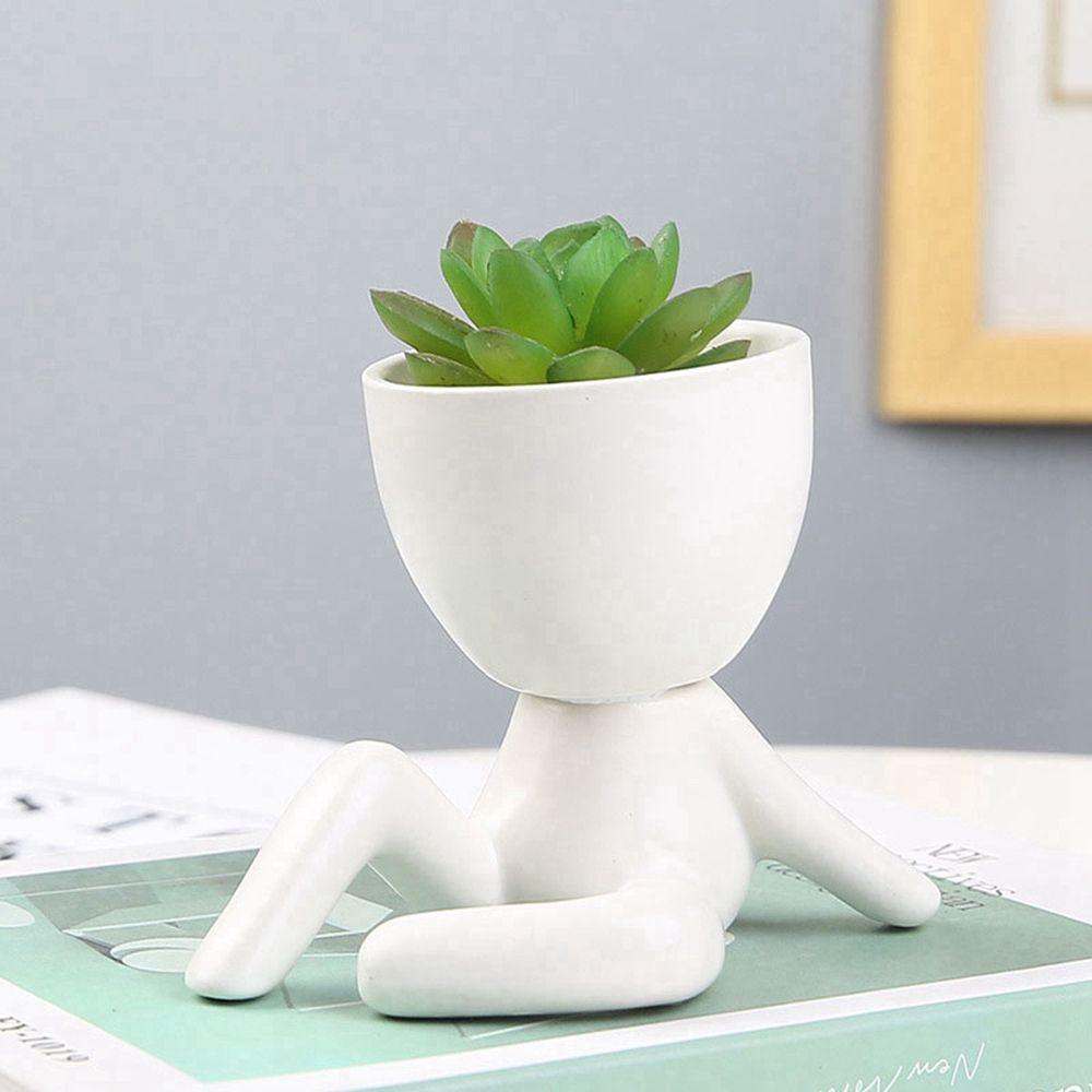 Ceramic Vase Succulent Plant Pot Table Decoration Plant Pot Flower Pot Home Decor Garden Supplies
