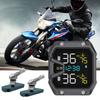 Система мониторинга давления в шинах TPMS для мотоцикла с внешним датчиком, сигнализация температуры, давление в шинах мотоцикла, аксессуары для мотоцикла