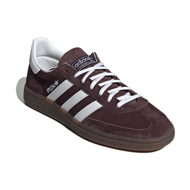 adidas Кроссовки унисекс для гандбола Spezial Shadow Brown Gum облачно-белые IF8914
