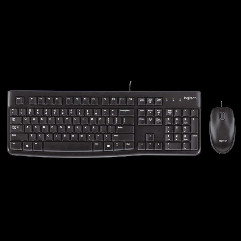 Проводная клавиатура и мышь Logitech MK120