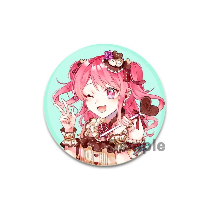 32/44/58 мм BanG Dream Aya Maruyama Pin ручная работа брошь для одежды мультяшный косплей значок украшение на рюкзак ювелирные изделия подарок