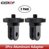 2Pcs Aluminum Adapter 1/4-20 Screw Conversion Tripod Mount for GoPro Hero 12 11 10 9 8 Insta360 X4 X3 X2 DJI OSMO Action Cameras