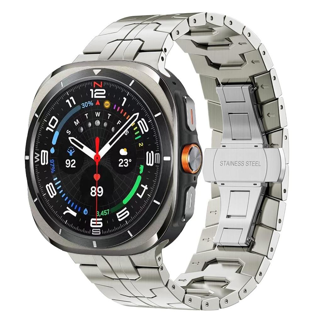 Luxury Man Watch Strap for Samsung Galaxy Ultra Watch 47mm Titanium Metal Watchband for Galaxy Ultra 47 Smartwatch Accessories
