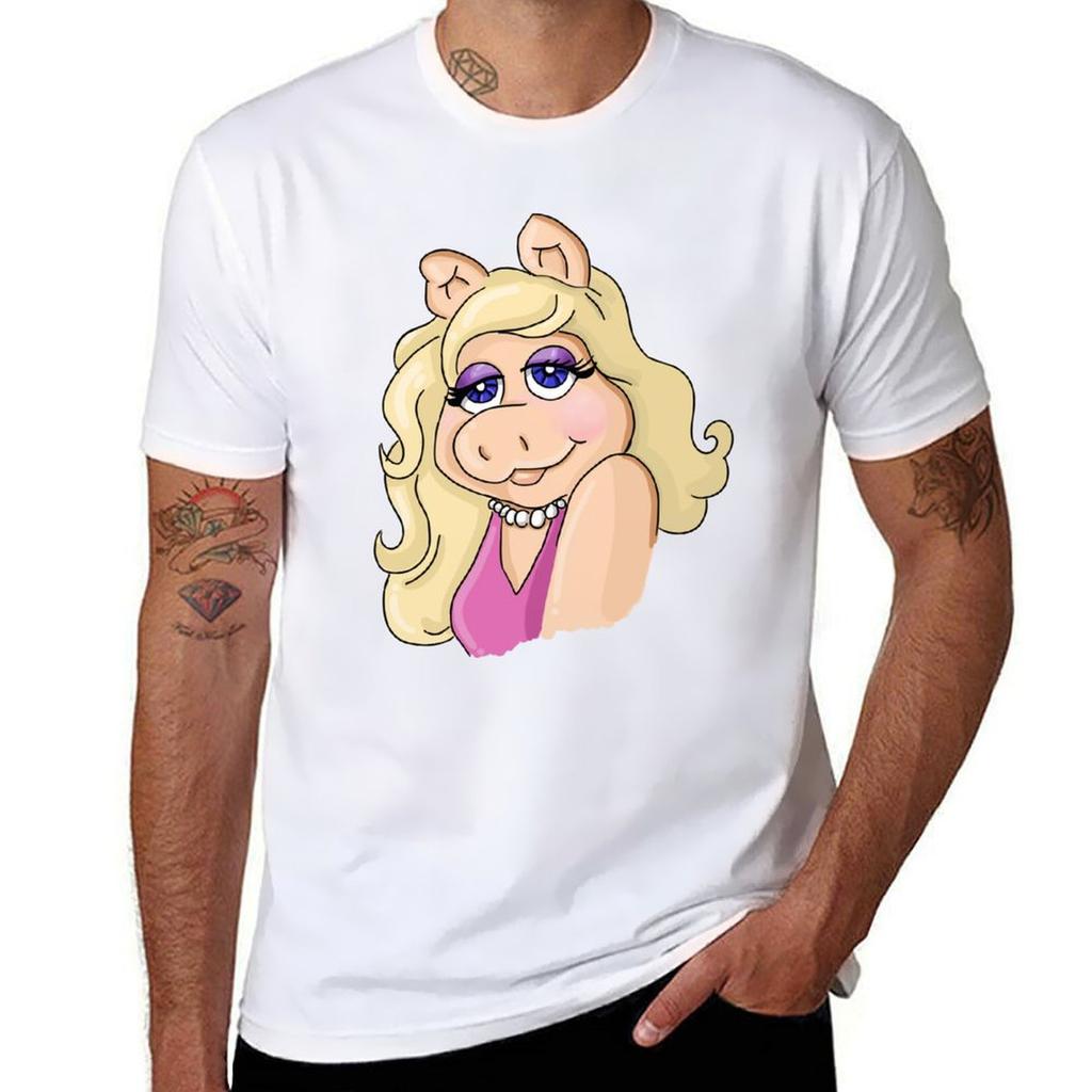 Madame Piggy Tshirt Breathable Basic Cotton Tshirt