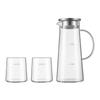 Corelle Borosilicate Glass Water Pitcher & Cup Set