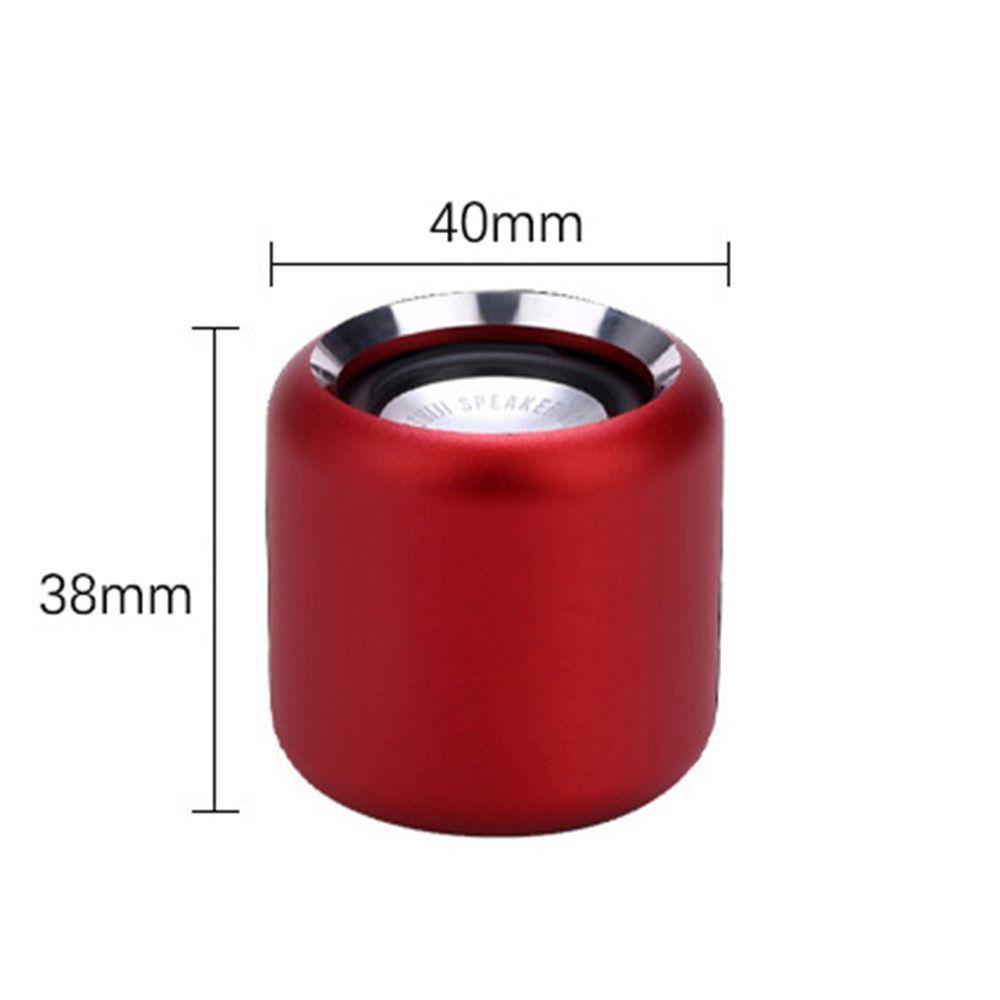 Портативные металлические беспроводные Hi-Fi стерео мини-динамики сабвуфер музыкальный плеер беспроводной Bluetooth-динамик