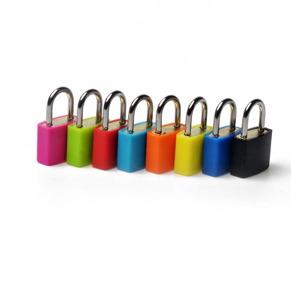 Ornament Dormitory Appliances Small Luggage Lock with 2 Keys Cabinet Door Bookbag Suitcase Padlock