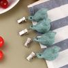 Cabilock Clip Hanger Tablecloth Weights Pendant Tablecloth Weight Kit with Birds for Outdoor Garden Parties and Picnics, 4-Piece Set