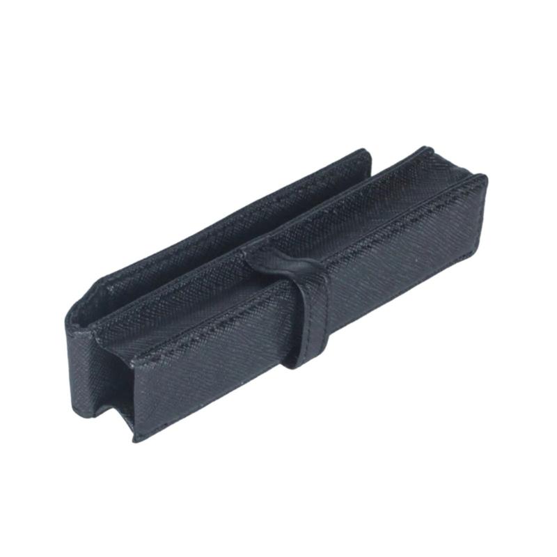 Винтажный кожаный чехол для перьевой ручки, одинарный слот, кожаный чехол-рукав для ручки, откидной чехол для ручки для мужчин, женщин, школы, офиса, путешествий