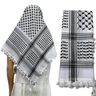 Классический платок-кефия Арафата для мужчин для повседневной носки с уникальным дизайном узора, пустынный платок арабский шемаг для взрослых