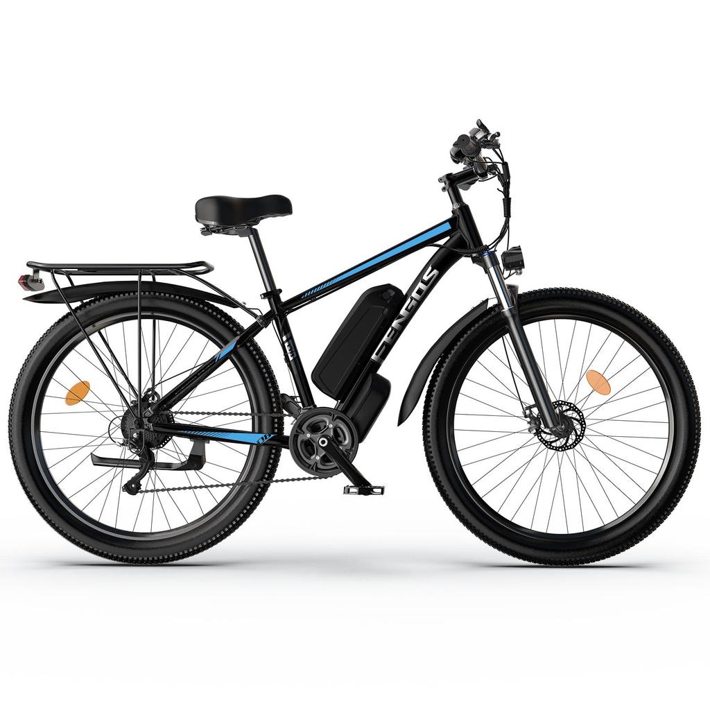 Электровелосипед FENGQS Q8 750 Вт Мотор 48 В 17,5 Ач Аккумулятор Шины 27,5*2,1" Максимальная скорость 50 км/ч Максимальный запас хода 85 км Механические дисковые тормоза