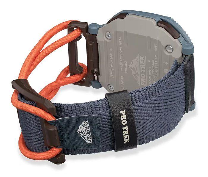 Montre - Casio - PRJ-B001B-2ER - Nylon Bleu - Résistante à l'eau 10 bar - 44 mm