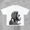 Streetwear Hip Hop High Street Print Graphic Oversized TShirt Women Women Men Fashion Trendy Round Neck T-shirt Short Sleeve Top