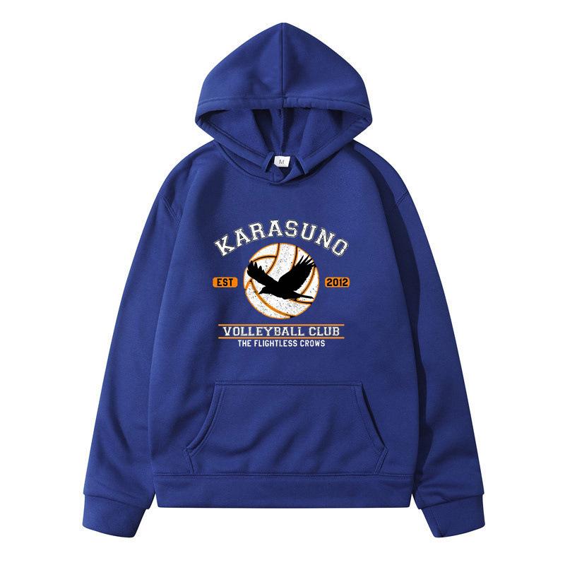 Осень Зима Haikyuu Косплей Мужские Толстовки Мальчики Харадзюку Девочки Пуловер Нарядный Повседневный Свободный Удобный Свитшот