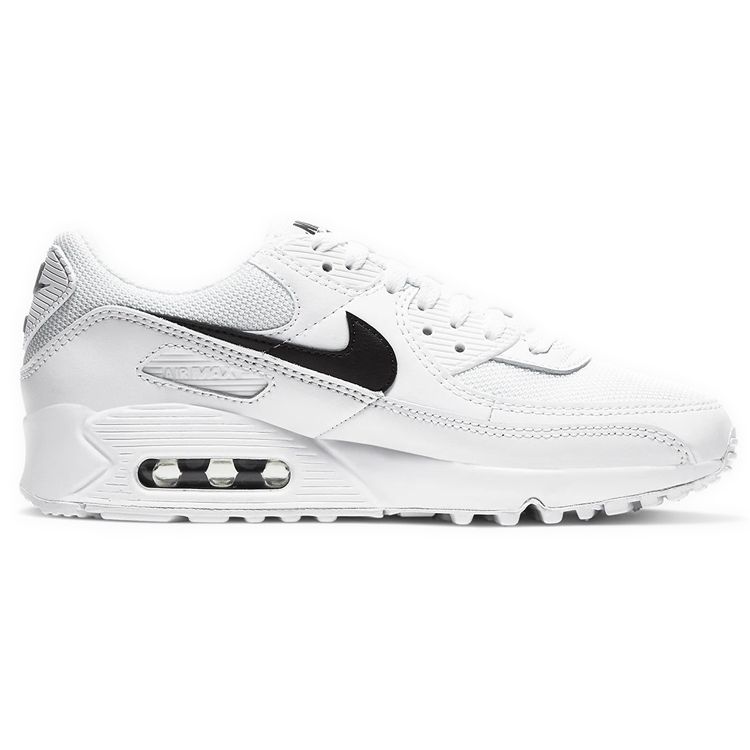 Nike Air Max 90 Белые Черные Женские Кроссовки CQ2560-101