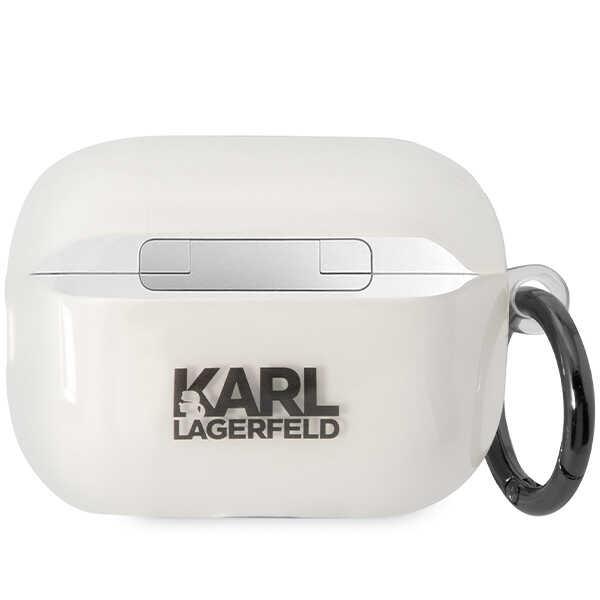 Etui do AirPods Pro 2 Karl Lagerfeld Ikonik Przezroczyste