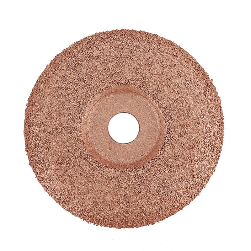 4 Inch Tungsten Carbide Coating Wood Carving Disc Shaping Disc 100mm Diameter 16mm Bore for Angle Grinder