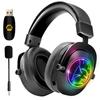 Casque Gamer - EMPIRE GAMING - WarCry P-W2 - RGB - Sans Fil 2.4 GHz - Micro Détachable