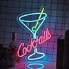 Cocktails Beer Neon Sign - Bright LED Bar Decor,  Commercial Pub & Home Bar, Grand Opening Gift for Bartenders & Brew Lovers