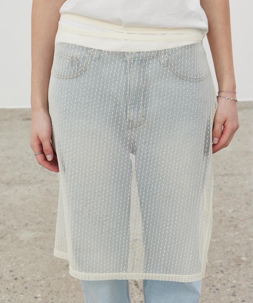 Itove Seoul See-Through Layered Wrap Skirt Cm