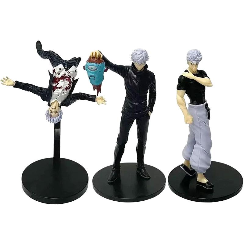 3 шт. Аниме-фигурка Jujutsu Kaisen ПРОБУЖДЕНИЕ Сатору Годжо ПВХ Коллекционная модель Игрушки Дети Дети Подарки на день рождения Рождество