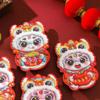 6pcs Laser Chinese New Year Red Pocket Traditional Good Lucky Red Packets  Lunar New Year Gifts