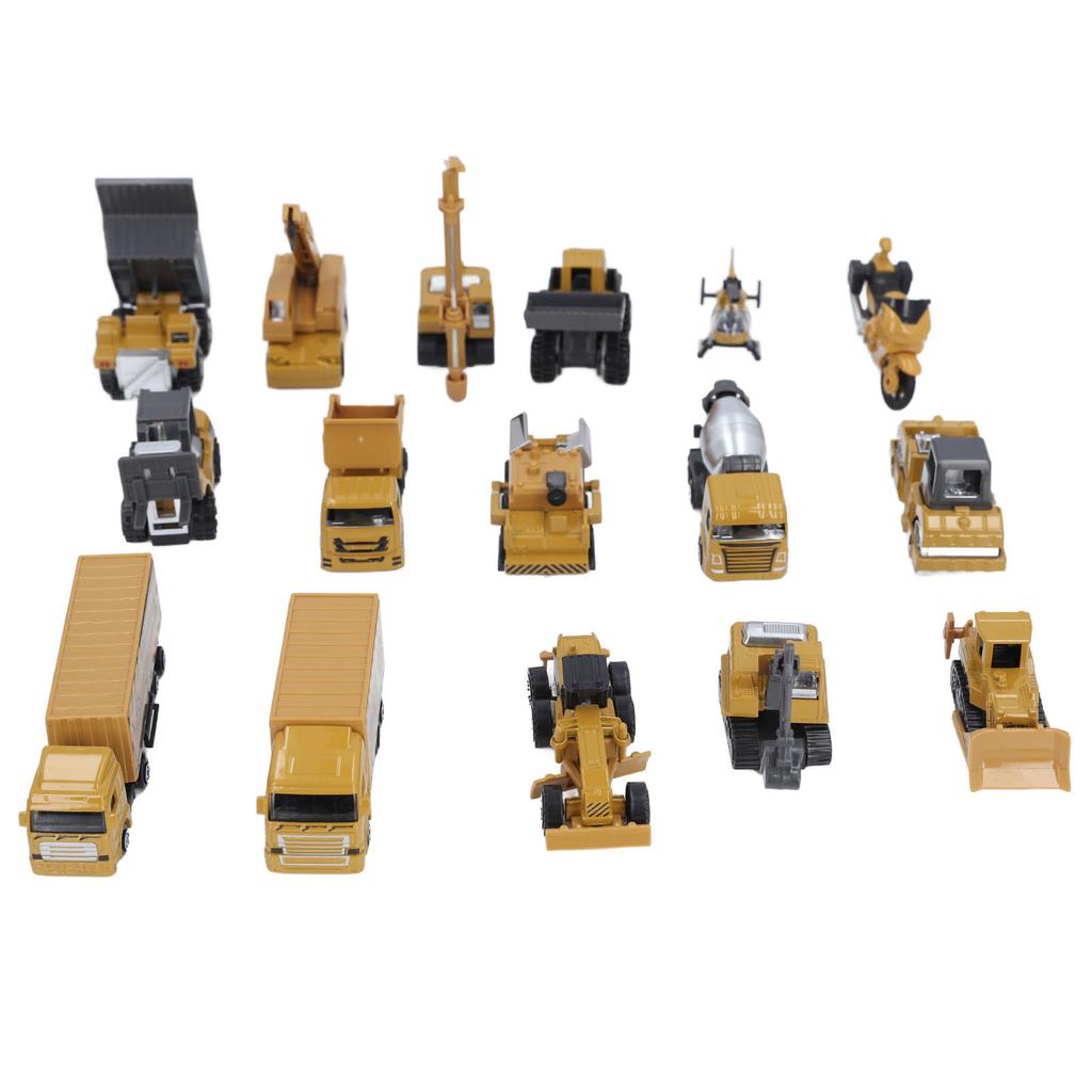 Набор моделей инженерных машин из сплава, реалистичная модель инженерной строительной машины для детей