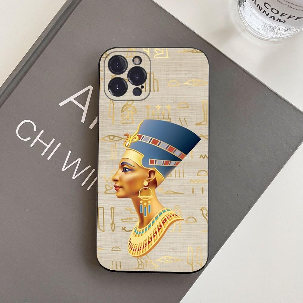 Египет Нефертити Анубис Анк Чехол для телефона для iPhone 15 14 11 12 13 Mini Pro XS Max Чехол 6 7 8 Plus X XR SE 2020 Funda Shell