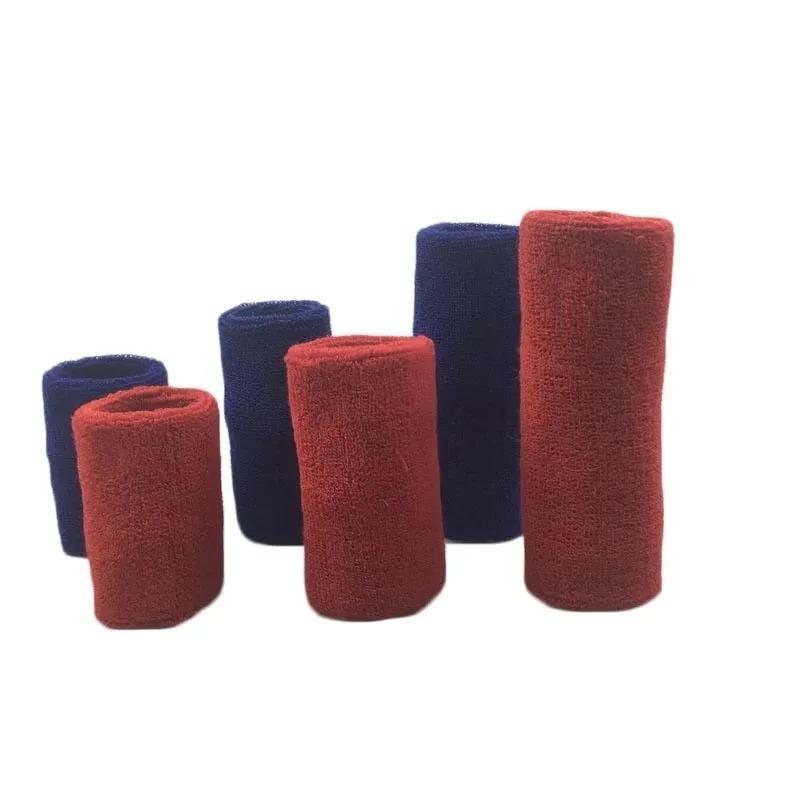 2Pcs Sports Wristbands Towel Tennis Sweat Bands Wrist Guard For Basketball Volleyball Padel Fitness Sweatbands Wrist Wrap Cuff 1