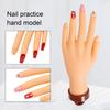 Manicure Practice Hand Model Flexible Realistic Nail Training Hand Model Nail Art Tool Salon Supplies