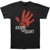 Черная футболка унисекс Andre The Giant Hand