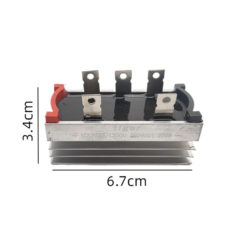 50A1200V Выпрямитель Однофазный 35A Бесщеточный Генератор Радиатор Диодный Мостовой Блок