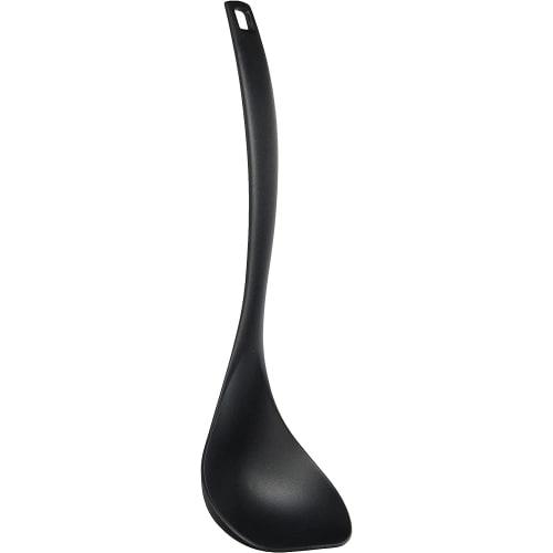 Suncraft Ladle, Glass Fiber Reinforced Nylon, Dishwasher Safe, Black, GF-01B