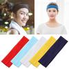 1PC Fashion Fitness Yoga Headwear Solid Color Elastic Yoga Hair Bands Sports Headbands