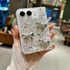 Для iPhone18 Duo Складной Экран Блестящий Передняя и Задняя Сторона Чехол для Телефона iPhone18 Duo Клей Бант Браслет