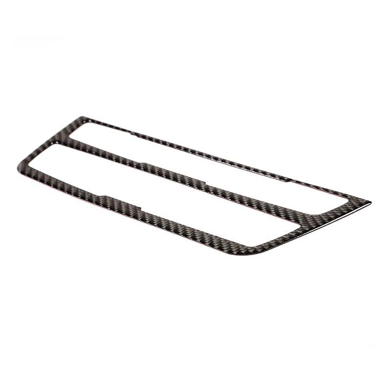 Настоящее углеродное волокно салона автомобиля, центральный компакт-диск, крышка панели управления, наклейка для BMW 3 4 серии F30 F32 2013-2018, автоаксессуары